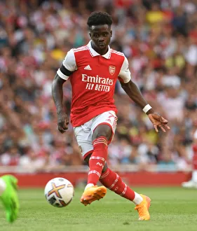 Arsenal's Bukayo Saka in Action: Arsenal vs. Fulham, 2022-23 Premier League
