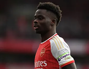 Arsenal's Bukayo Saka in Action: Arsenal vs. Sheffield United (2023-24)