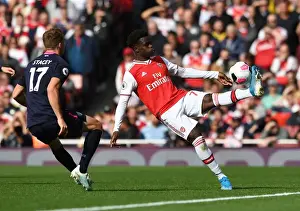 Arsenal V AFC Bournemouth 2019-20 Prints: Arsenal's Bukayo Saka in Action: Arsenal vs AFC Bournemouth, Premier League 2019-20