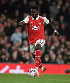 Arsenal V Chelsea 2022-23 Prints: Arsenal's Bukayo Saka in Action Against Chelsea in the Premier League, London 2023