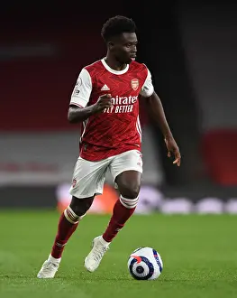 Arsenal's Bukayo Saka in Action against Everton - Premier League 2020-21
