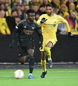 Arsenal's Bukayo Saka in Action: Overpowering Bodø/Glimt in the Europa League (October 2022)