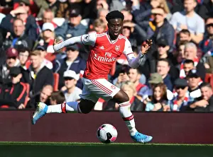 Arsenal's Bukayo Saka in Action: Premier League 2019-20 - Arsenal vs AFC Bournemouth