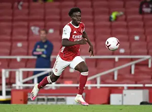 Arsenal's Bukayo Saka in Action: Premier League 2020-21 - Arsenal vs. West Ham United