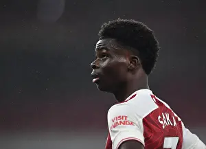 Arsenal V Burnley 2020-21 Prints: Arsenal's Bukayo Saka in Action: Premier League 2020-21 - Arsenal vs. Burnley