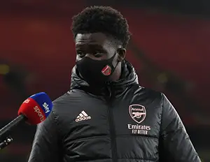Arsenal V Newcastle United 2020-21 Prints: Arsenal's Bukayo Saka - Exclusive Pre-Match Interview: Arsenal vs Newcastle United