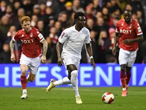 Nottingham Forest V Arsenal FA Cup 3rd And 2021-22 Prints: Arsenal's Bukayo Saka in FA Cup Action: Nottingham Forest vs Arsenal (2021-22)