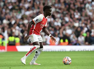 Arsenal's Bukayo Saka Faces Off Against Tottenham in the 2023-24 Premier League Battle