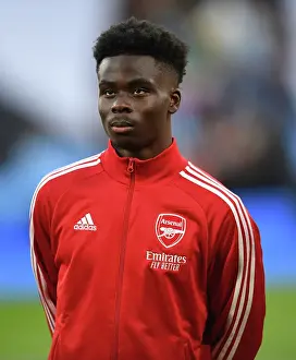 Manchester City V Arsenal 2022-23 Prints: Arsenal's Bukayo Saka Gears Up for Manchester City Showdown - Premier League 2022-23