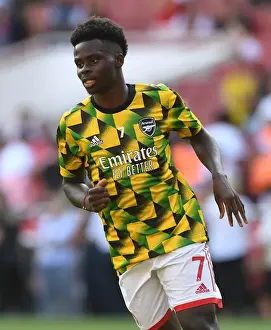 Arsenal's Bukayo Saka Gears Up: Arsenal FC vs Fulham FC, Premier League 2022-23