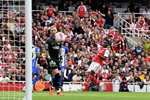 Arsenal V Brighton And Hove Albion 2022-23 Prints: Arsenal's Bukayo Saka Misses Opportunity Against Brighton in 2022-23 Premier League