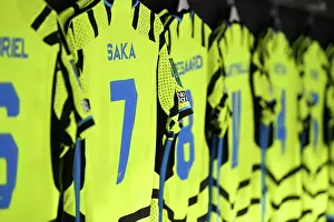 West Ham United V Arsenal - Carabao Cup 2023-24 Prints: Arsenal's Bukayo Saka: Preparing for West Ham Showdown in Carabao Cup
