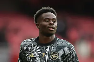 Arsenal's Bukayo Saka Readies for Battle: Arsenal vs Crystal Palace, Premier League 2023-24