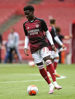 Arsenal's Bukayo Saka Ready for Action Against Watford (Arsenal v Watford 2019-20)