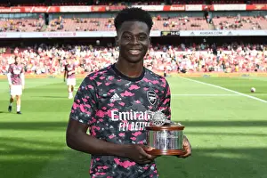 Arsenal's Bukayo Saka Receives Player of the Season Award vs Norwich City