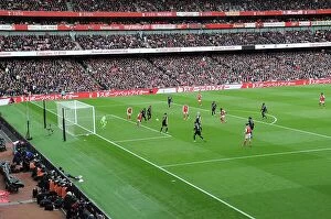 Images Dated 21st March 2023: Arsenal's Bukayo Saka Scores Fourth Goal Against Crystal Palace in 2022-23 Premier League