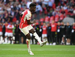 Arsenal's Bukayo Saka Scores Penalty to Win FA Community Shield against Manchester City (2023-24)