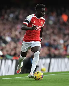 Arsenal's Bukayo Saka Shines in Arsenal FC vs Sheffield United (2023-24)