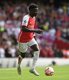 Arsenal's Bukayo Saka Shines: Arsenal vs. Nottingham Forest (2023-24 Premier League)