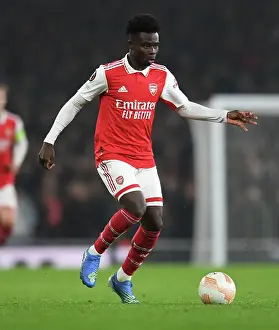 Arsenal V FC Zurich 2022-23 Prints: Arsenal's Bukayo Saka Shines: Arsenal vs FC Zurich