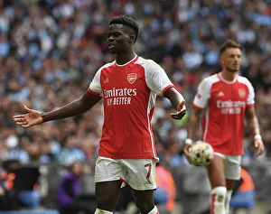 Arsenal's Bukayo Saka Shines in Arsenal vs Manchester City Community Shield Showdown 2023-24