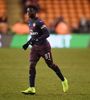 Images Dated 5th January 2019: Arsenal's Bukayo Saka Shines in FA Cup Third Round Clash Against Blackpool