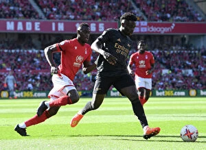 Images Dated 20th May 2023: Arsenal's Bukayo Saka Shines in Nottingham Forest Showdown (2022-23 Premier League)