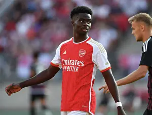 Arsenal's Bukayo Saka Shines in Nuremberg Pre-Season Match, July 2023
