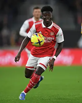 Wolverhampton Wanderers V Arsenal 2022-23 Prints: Arsenal's Bukayo Saka Shines in Premier League Clash at Wolverhampton Wanderers (2022-23)