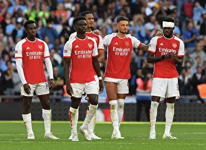 Arsenal's Bukayo Saka Steps Up in FA Community Shield Penalty Shootout Against Manchester City