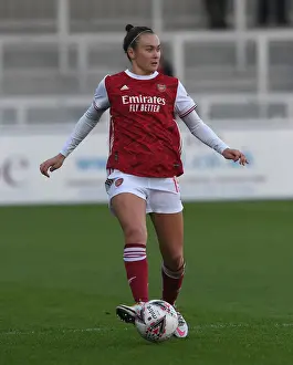 Arsenal's Caitlin Foord in Action: Arsenal Women vs Birmingham City Women (FA WSL, 2020-21)