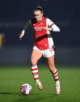 Arsenal Women V Reading Women 2021-22 Prints: Arsenal's Caitlin Foord in Action: Arsenal Women vs Reading Women, Barclays FA WSL
