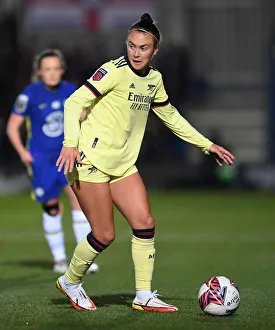 Arsenal's Caitlin Foord in Action during Chelsea Women vs. Arsenal Women FA WSL Match, 2021-22