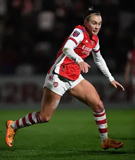 Arsenal Women V Coventry United Women 2021-22 Prints: Arsenal's Caitlin Foord in Action during FA Cup Quarterfinal vs Coventry United