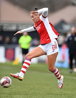 Arsenal Women V Manchester United Women 2021-22 Prints: Arsenal's Caitlin Foord in Action Against Manchester United Women - FA WSL 2021-22