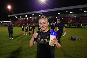 Images Dated 10th May 2023: Arsenal's Caitlin Foord Poses after Brighton & Hove Albion Clash in FA Women's Super League