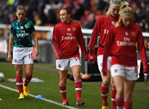 Arsenal Women V Chelsea Women - Continental Cup Final 2020 Prints: Arsenal's Caitlin Foord Prepares for FA Womens Continental League Cup Final Showdown Against Chelsea