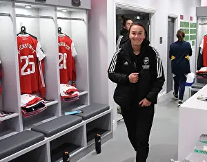 Arsenal Women V Everton Women 2022-23 Prints: Arsenal's Caitlin Foord Readies for FA WSL Clash Against Everton at Meadow Park