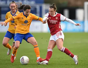 Arsenal Women V Everton Women 2020-21 Prints: Arsenal's Caitlin Foord Scores Past Everton: FA WSL Showdown