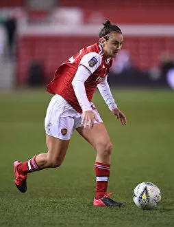 Arsenal Women v Chelsea Women - Continental Cup Final 2020 Collection: Arsenal's Caitlin Foord Stars in FA Womens Continental League Cup Final Against Chelsea
