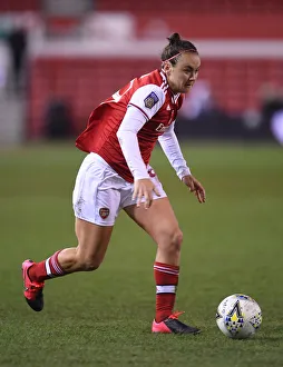 Arsenal Women V Chelsea Women - Continental Cup Final 2020 Prints: Arsenal's Caitlin Foord Stars in FA Womens Continental League Cup Final Against Chelsea