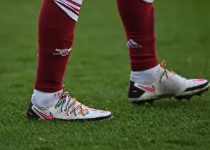Arsenal's Caitlin Foord Supports Rainbow Laces Campaign at Arsenal Women vs Birmingham City Women (2020-21)