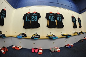 Sheffield Wednesday V Arsenal - Capital One Cup 2015-16 Prints: Arsenal's Calm Before the Storm: Pre-Match Preparation vs Sheffield Wednesday