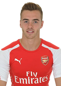 Arsenal's Calum Chambers at 2014-15 Photocall