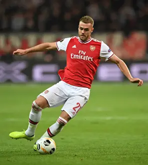 Eintracht Frankfurt V Arsenal 2019-20 Prints: Arsenal's Calum Chambers in Action against Eintracht Frankfurt in UEFA Europa League Group F