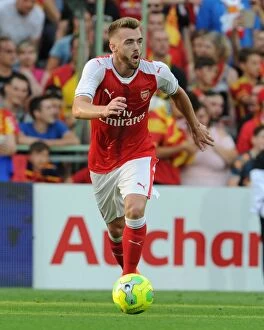 Lens v Arsenal 2016-17 Collection: Arsenal's Calum Chambers in Action during Lens Pre-Season Friendly, 2016