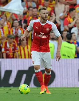 Lens V Arsenal 2016-17 Prints: Arsenal's Calum Chambers in Action during Lens Pre-Season Friendly (2016-17)