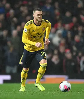 Arsenal's Calum Chambers Faces Off Against Manchester United at Old Trafford (Premier League 2019-20)