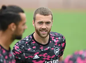 Arsenal's Calum Chambers Gears Up for Arsenal v Millwall Pre-Season Friendly