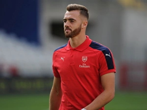 Lens V Arsenal 2016-17 Prints: Arsenal's Calum Chambers Gears Up for RC Lens Friendly, 2016